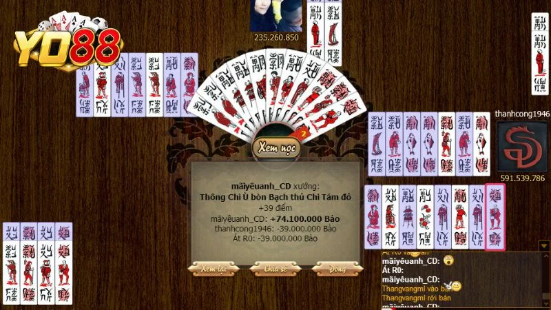 Các hành động và thuật ngữ trong game bài chắn