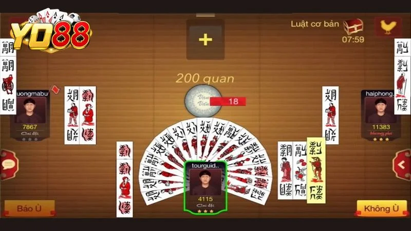 Lưu ý khi chơi game bài chắn tại Yo88