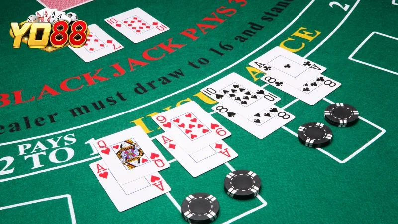 Bài Blackjack là trò chơi giải trí hấp dẫn tại Yo88