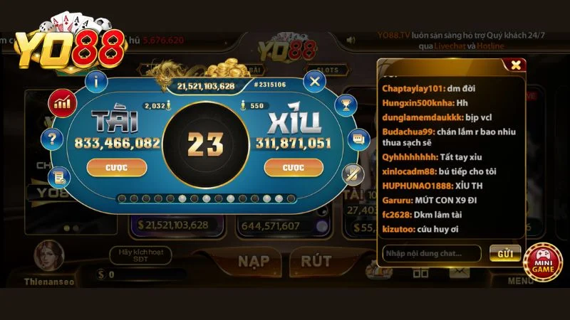 Cược vào tổng điểm