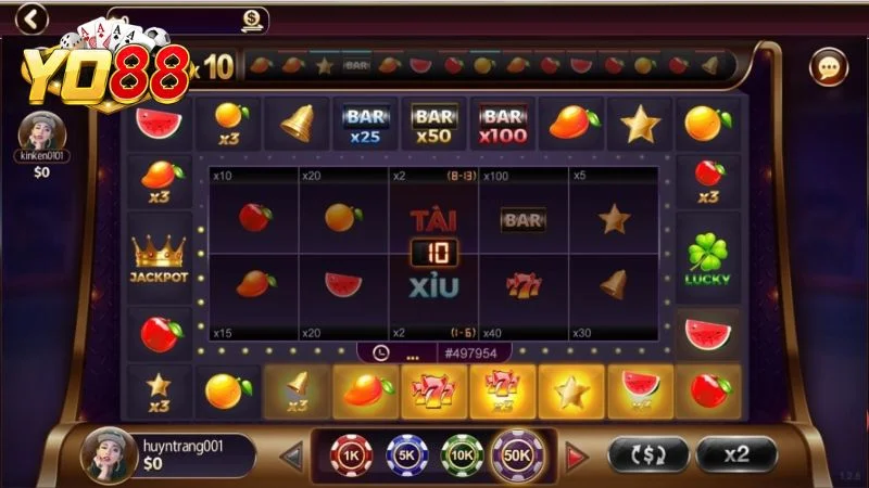 Cược với biểu tượng có tỷ lệ thưởng thấp trong game 777 xèng