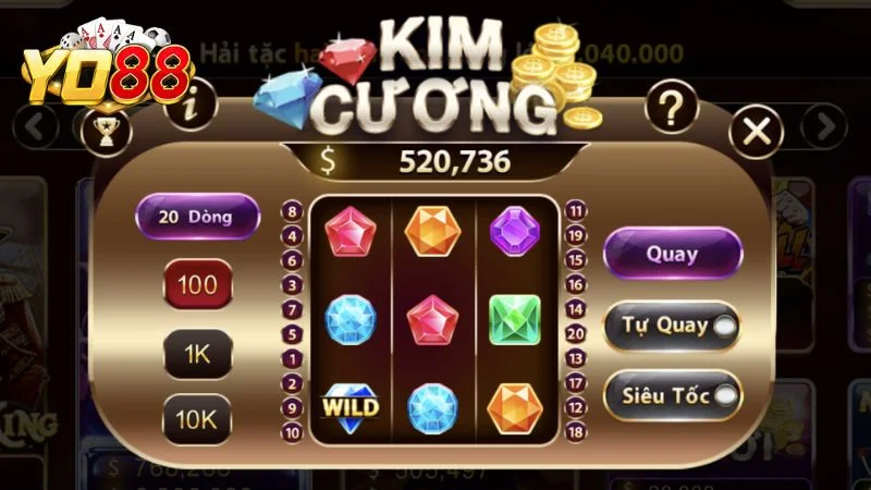 Giới thiệu Nổ hũ kim cương Yo88