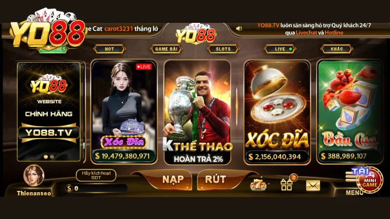 Giới thiệu Xóc đĩa online Yo88