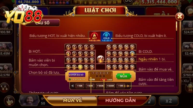 Luật chơi cần ghi nhớ khi tham gia Nổ hũ kim cương Yo88