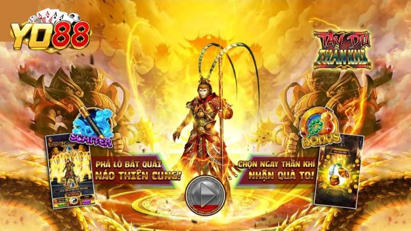 Nổ hũ Tây Du Thần Khí là game slots đặc sắc tại Yo88