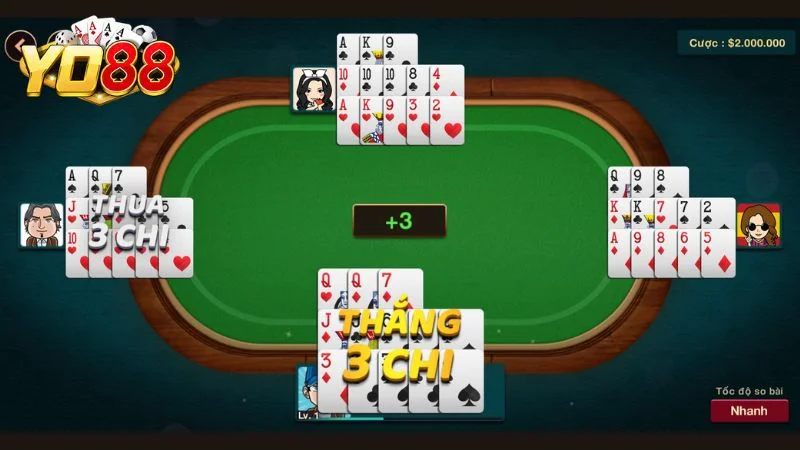 Tiến trình chơi game bài liêng cơ bản tại Yo88