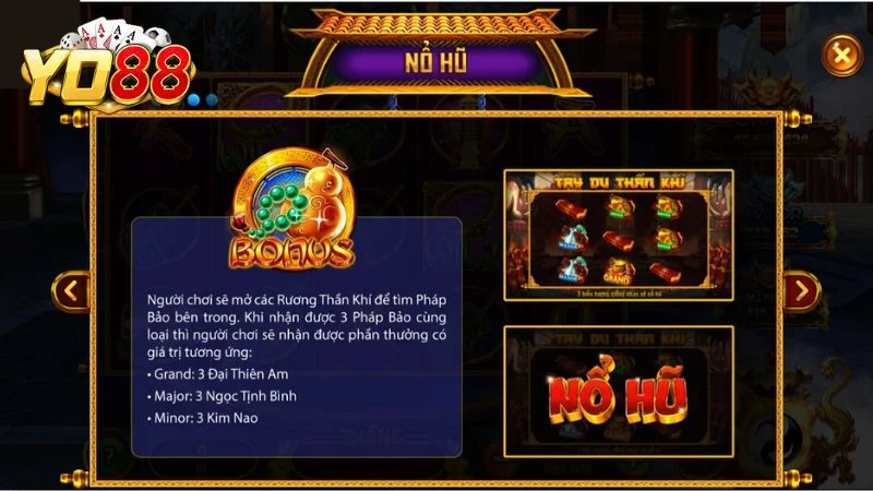 Yo88 hướng dẫn game thủ luật chơi Tây Du Thần Khí